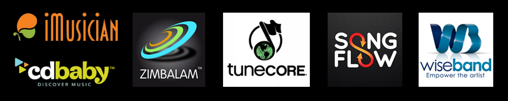 Distributeur digital imusician zimbalan tunecore songflow wiseband cd baby